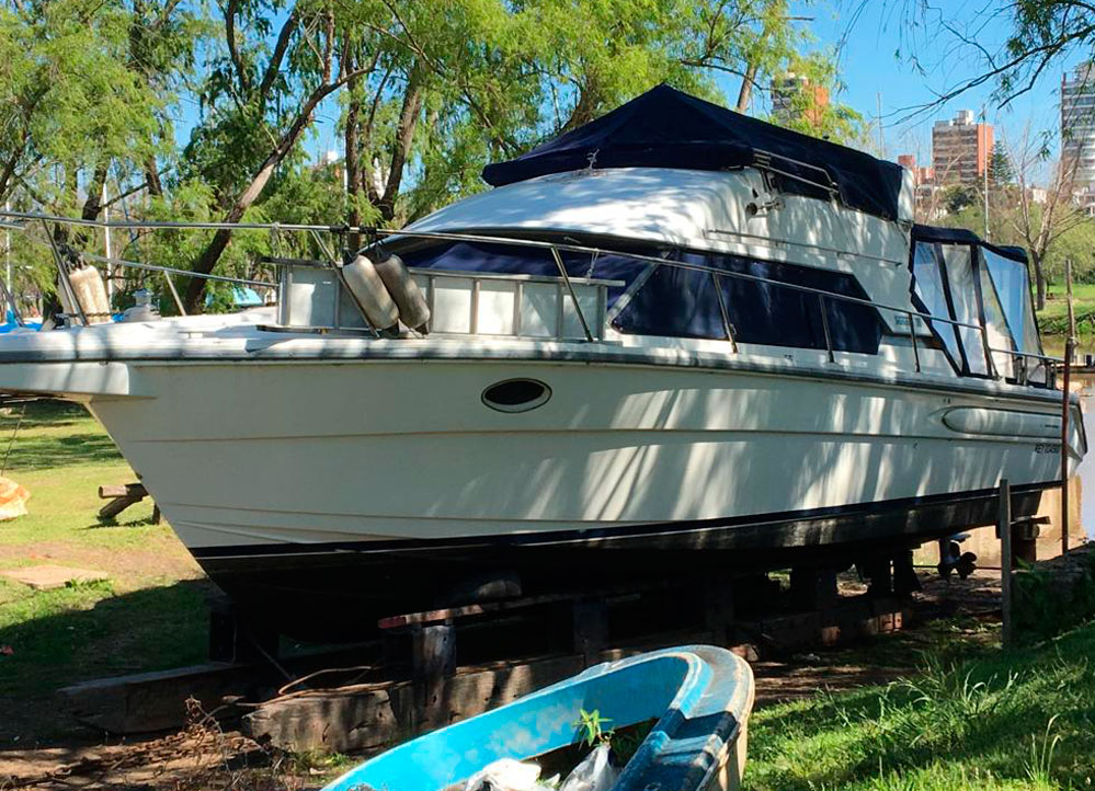 cruceros - YATE MOTOR - RETASADO - SANTANA 35 - OPORTUNIDAD