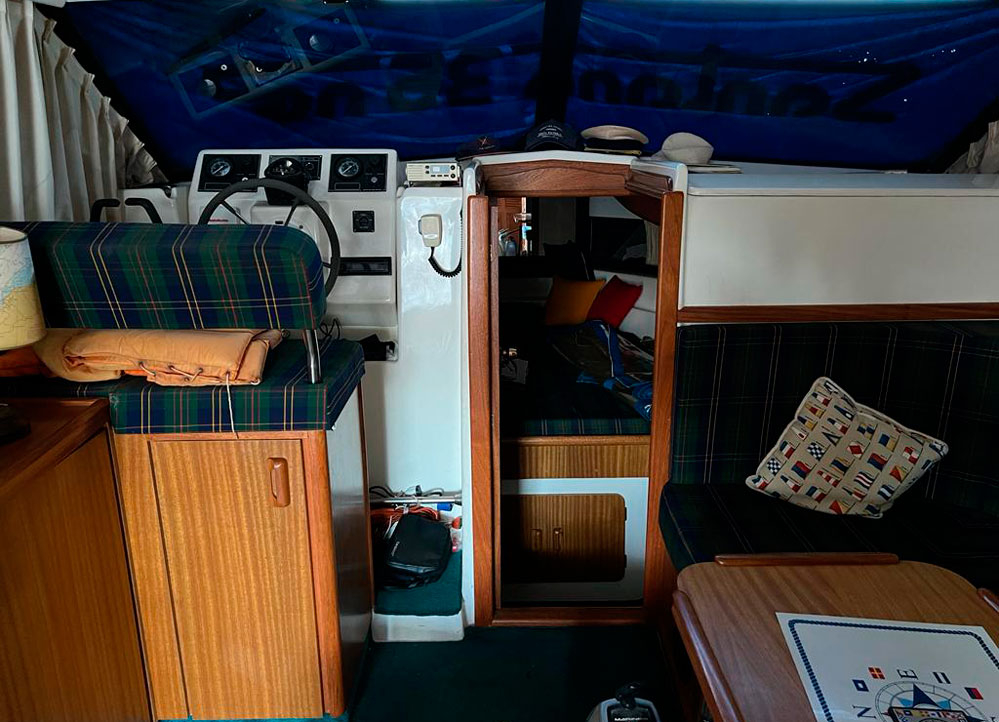 cruceros - YATE MOTOR - RETASADO - SANTANA 35 - OPORTUNIDAD